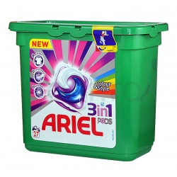 Ariel 3in1 Capsule Colour 27pcs