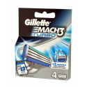 Rezervă Gillette MACH3 Turbo 3 pack 4 buc