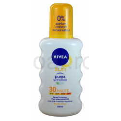 Nivea Sun Pure&Sensitive napozó spray SPF 30 - 200ml
